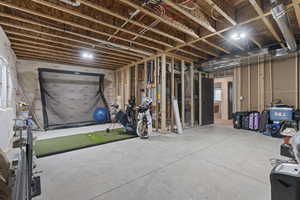 View of basement