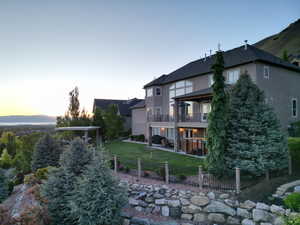 Rear view of property