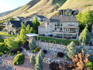Rear view of property