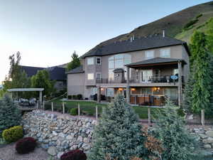 Rear view of property