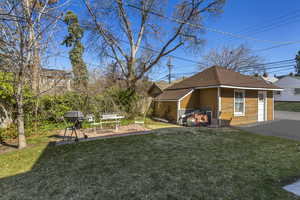 Backyard - shared space - patio area