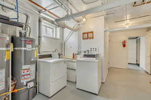 Shared Laundry room  with access to Storage room and Tenant Storage Lockers.