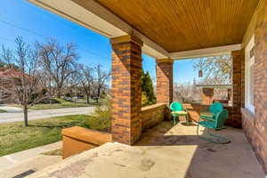 View of patio
