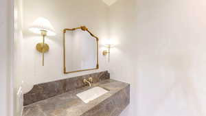 Bathroom with a sink