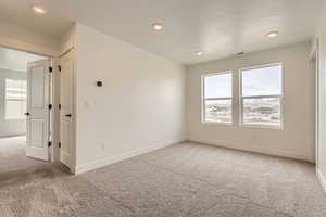 Loft with walk-in closet