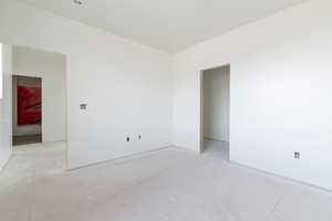 View of spare room
