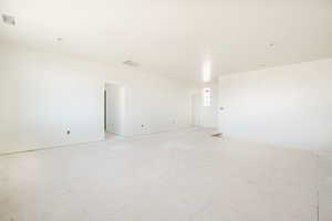 View of spare room