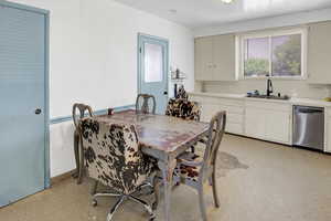 View of dining space