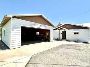 Excellent parking and a detached two car garage!