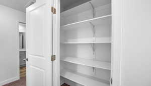 Closet with visible vents