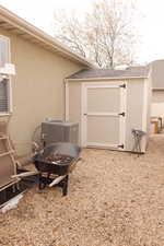 Exterior space featuring central AC unit