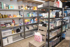 View of storage area