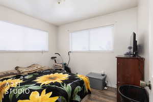 Bedroom #2  featuring wood finished floors