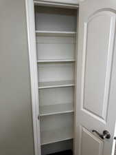 View of closet