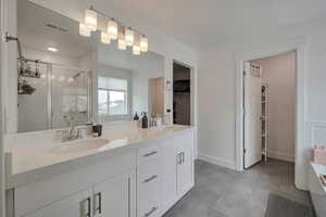 Primary Bathroom & Large Walk-in Closet