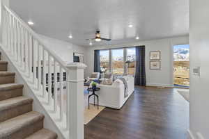 Living area-virtually staged