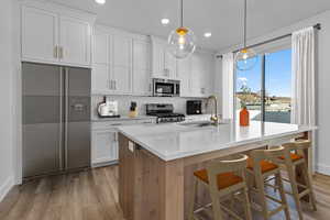Kitchen-virtually staged