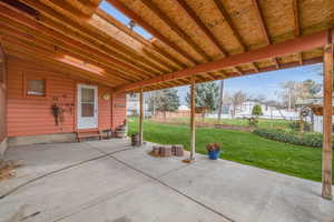 Covered patio