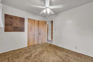 Bedroom #2 has a single closet
