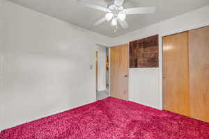 Bedroom #3 has a single closet