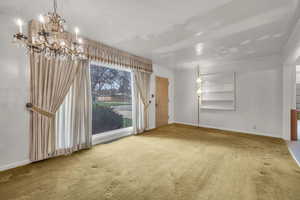 Living room as you enter the home