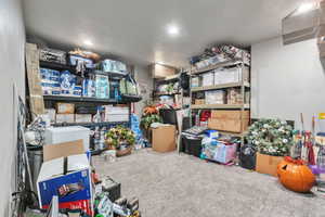 View of storage area