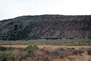 Property view of mountains with a rural view