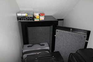 Built in safe under the stairs