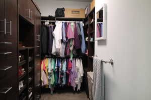 Spacious closet