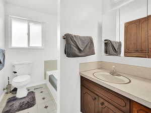 Full bath on the main level
