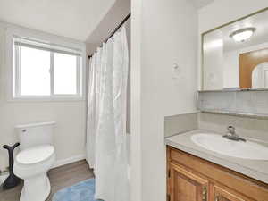 Full bathroom in the basement