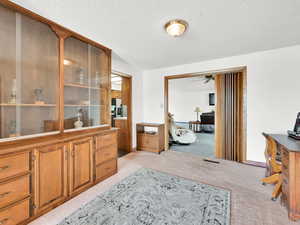Dining room with lots of room for a huge table
