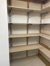 View of storage area