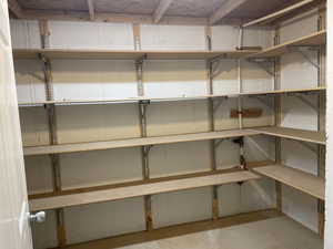 View of storage room