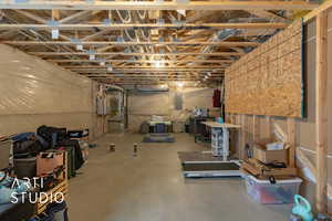 Unfinished basement