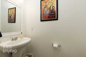 Bathroom featuring a sink