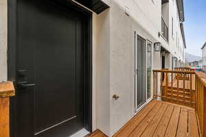 Deck and Garage man door