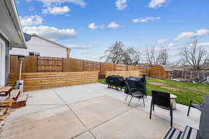 View of patio