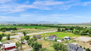 View of rural area featuring a mountain backdrop