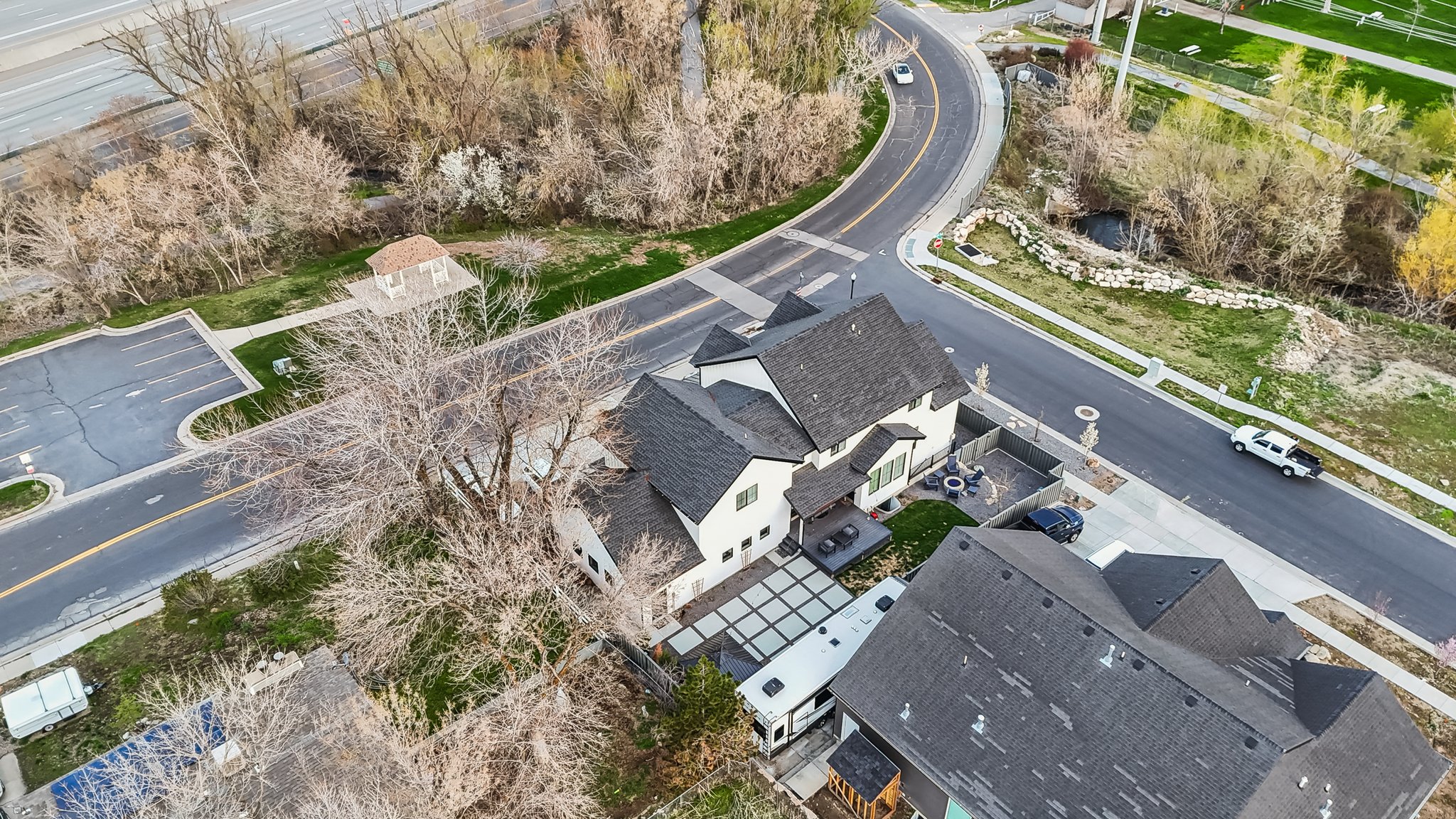 Drone / aerial view