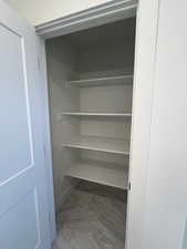 Linen Closet in Primary Suite