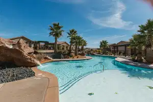 Pool featuring a patio