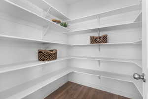 View of storage area