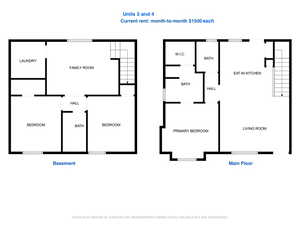 Unit 3 and 4: View of layout