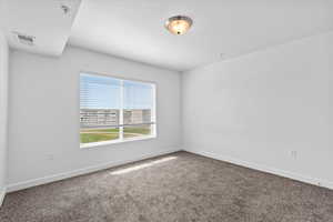 Carpeted bedroom