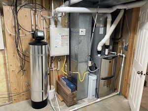 Basement storage/utility room.