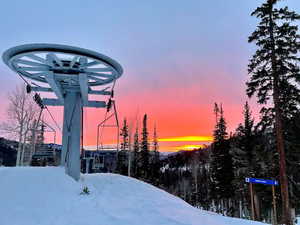 View of mountain background