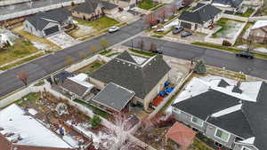Bird's eye view featuring a residential view