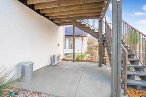 View of patio / terrace with stairs