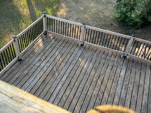 View of deck